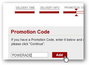 add promo code